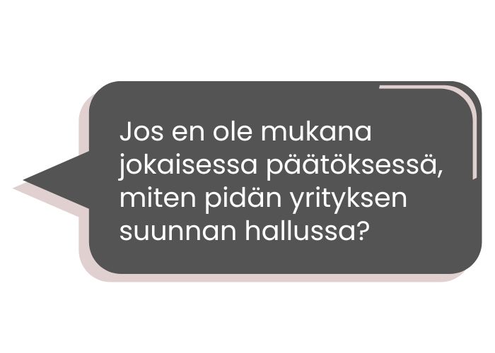 luovu kontrollista 